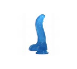 G Freak Jelly Dong With Suction Cup Base - Blue